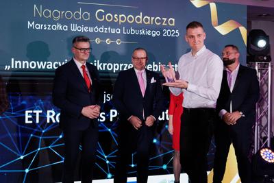 Uroczystość wręczenia Nagród Gospodarczych Marszałka Województwa Lubuskiego za najbardziej innowacyjne produkty, usługi lub technologie