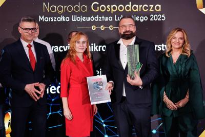 Uroczystość wręczenia Nagród Gospodarczych Marszałka Województwa Lubuskiego za najbardziej innowacyjne produkty, usługi lub technologie