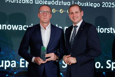 Uroczystość wręczenia Nagród Gospodarczych Marszałka Województwa Lubuskiego za najbardziej innowacyjne produkty, usługi lub technologie