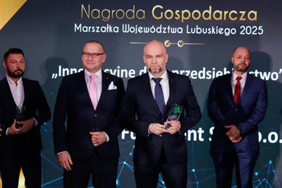 Uroczystość wręczenia Nagród Gospodarczych Marszałka Województwa Lubuskiego za najbardziej innowacyjne produkty, usługi lub technologie