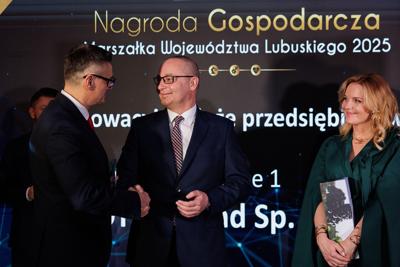 Uroczystość wręczenia Nagród Gospodarczych Marszałka Województwa Lubuskiego za najbardziej innowacyjne produkty, usługi lub technologie