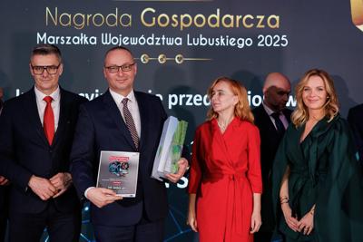 Uroczystość wręczenia Nagród Gospodarczych Marszałka Województwa Lubuskiego za najbardziej innowacyjne produkty, usługi lub technologie