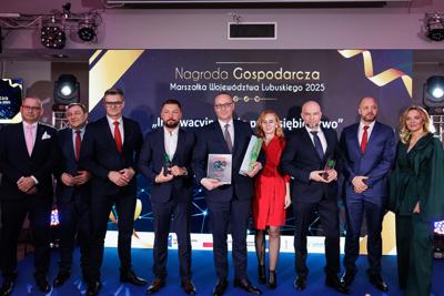 Uroczystość wręczenia Nagród Gospodarczych Marszałka Województwa Lubuskiego za najbardziej innowacyjne produkty, usługi lub technologie