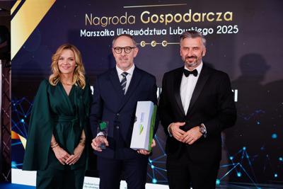 Uroczystość wręczenia Nagród Gospodarczych Marszałka Województwa Lubuskiego za najbardziej innowacyjne produkty, usługi lub technologie