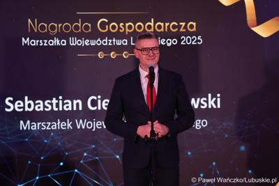 Uroczystość wręczenia Nagród Gospodarczych Marszałka Województwa Lubuskiego za najbardziej innowacyjne produkty, usługi lub technologie