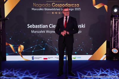 Uroczystość wręczenia Nagród Gospodarczych Marszałka Województwa Lubuskiego za najbardziej innowacyjne produkty, usługi lub technologie