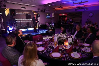 Uroczystość wręczenia Nagród Gospodarczych Marszałka Województwa Lubuskiego za najbardziej innowacyjne produkty, usługi lub technologie