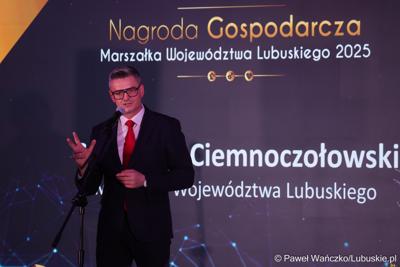 Uroczystość wręczenia Nagród Gospodarczych Marszałka Województwa Lubuskiego za najbardziej innowacyjne produkty, usługi lub technologie