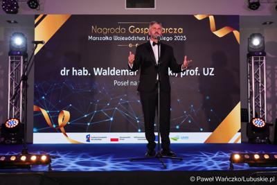 Uroczystość wręczenia Nagród Gospodarczych Marszałka Województwa Lubuskiego za najbardziej innowacyjne produkty, usługi lub technologie