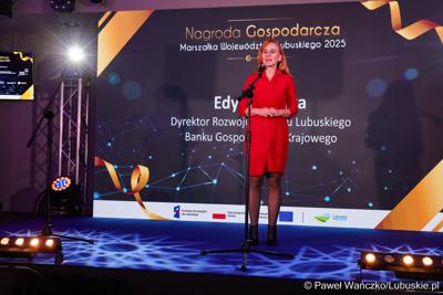 Uroczystość wręczenia Nagród Gospodarczych Marszałka Województwa Lubuskiego za najbardziej innowacyjne produkty, usługi lub technologie