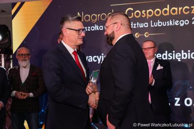 Uroczystość wręczenia Nagród Gospodarczych Marszałka Województwa Lubuskiego za najbardziej innowacyjne produkty, usługi lub technologie