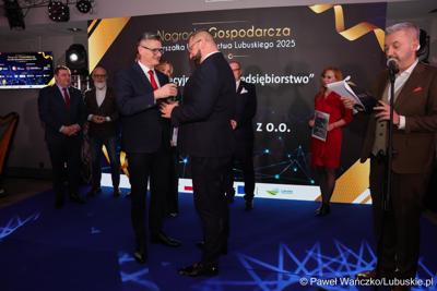 Uroczystość wręczenia Nagród Gospodarczych Marszałka Województwa Lubuskiego za najbardziej innowacyjne produkty, usługi lub technologie