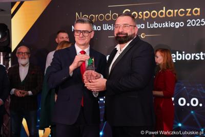 Uroczystość wręczenia Nagród Gospodarczych Marszałka Województwa Lubuskiego za najbardziej innowacyjne produkty, usługi lub technologie