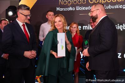 Uroczystość wręczenia Nagród Gospodarczych Marszałka Województwa Lubuskiego za najbardziej innowacyjne produkty, usługi lub technologie