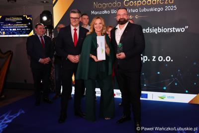 Uroczystość wręczenia Nagród Gospodarczych Marszałka Województwa Lubuskiego za najbardziej innowacyjne produkty, usługi lub technologie