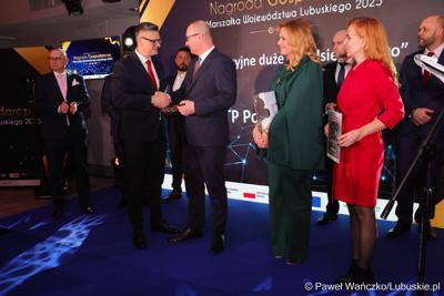 Uroczystość wręczenia Nagród Gospodarczych Marszałka Województwa Lubuskiego za najbardziej innowacyjne produkty, usługi lub technologie