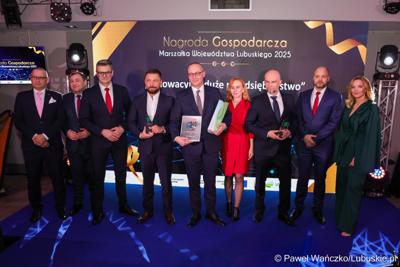 Uroczystość wręczenia Nagród Gospodarczych Marszałka Województwa Lubuskiego za najbardziej innowacyjne produkty, usługi lub technologie