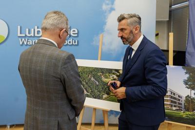 Konferencja prasowa na temat planowanej budowy Centrum Leczenia Dzieci i Młodzieży w Zielonej Górze