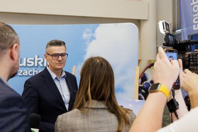 Konferencja prasowa na temat planowanej budowy Centrum Leczenia Dzieci i Młodzieży w Zielonej Górze