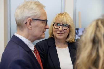 Konferencja prasowa na temat planowanej budowy Centrum Leczenia Dzieci i Młodzieży w Zielonej Górze