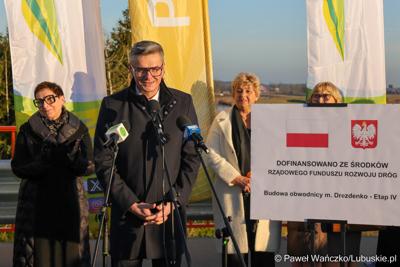 Uroczyste otwarcie IV etapu obwodnicy Drezdenka