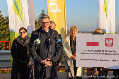 Uroczyste otwarcie IV etapu obwodnicy Drezdenka