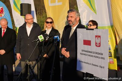 Uroczyste otwarcie IV etapu obwodnicy Drezdenka