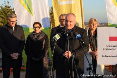 Uroczyste otwarcie IV etapu obwodnicy Drezdenka