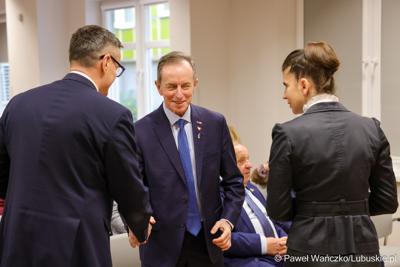 Uroczystość wręczenia odznaczeń dla zasłużonych pracowników gorzowskiego szpitala 