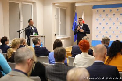 Uroczystość wręczenia odznaczeń dla zasłużonych pracowników gorzowskiego szpitala 