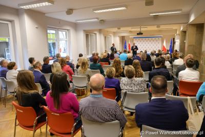 Uroczystość wręczenia odznaczeń dla zasłużonych pracowników gorzowskiego szpitala 