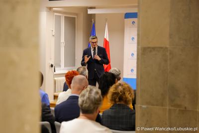 Uroczystość wręczenia odznaczeń dla zasłużonych pracowników gorzowskiego szpitala 