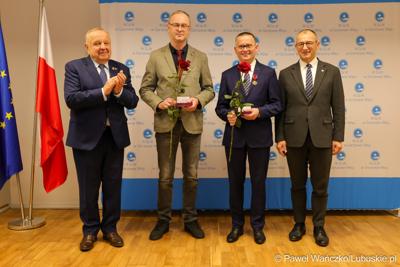 Uroczystość wręczenia odznaczeń dla zasłużonych pracowników gorzowskiego szpitala 