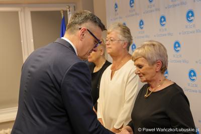 Uroczystość wręczenia odznaczeń dla zasłużonych pracowników gorzowskiego szpitala 