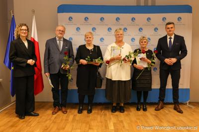 Uroczystość wręczenia odznaczeń dla zasłużonych pracowników gorzowskiego szpitala 