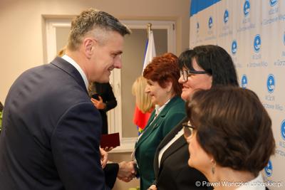 Uroczystość wręczenia odznaczeń dla zasłużonych pracowników gorzowskiego szpitala 