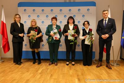 Uroczystość wręczenia odznaczeń dla zasłużonych pracowników gorzowskiego szpitala 