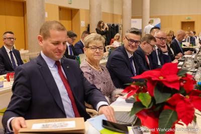 Uczestnicy XVII zwyczajnej sesja Sejmiku Województwa Lubuskiego
