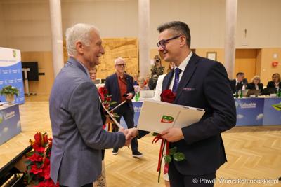 Uczestnicy XVII zwyczajnej sesja Sejmiku Województwa Lubuskiego