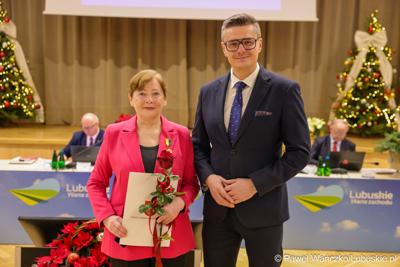 Uczestnicy XVII zwyczajnej sesja Sejmiku Województwa Lubuskiego