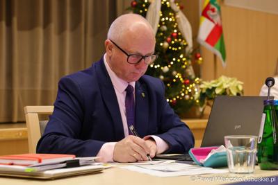 Uczestnicy XVII zwyczajnej sesja Sejmiku Województwa Lubuskiego