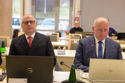 Uczestnicy XVII zwyczajnej sesja Sejmiku Województwa Lubuskiego