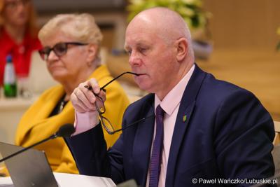 Uczestnicy XVII zwyczajnej sesja Sejmiku Województwa Lubuskiego