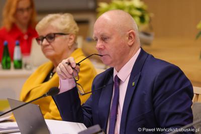 Uczestnicy XVII zwyczajnej sesja Sejmiku Województwa Lubuskiego