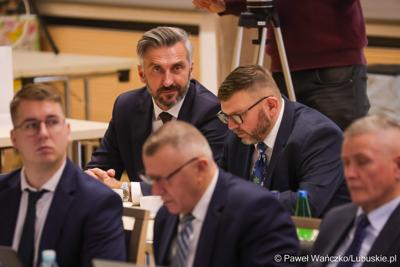 Uczestnicy XVII zwyczajnej sesja Sejmiku Województwa Lubuskiego