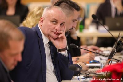 Uczestnicy XVII zwyczajnej sesja Sejmiku Województwa Lubuskiego