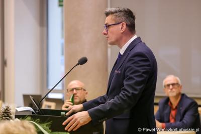 Uczestnicy XVII zwyczajnej sesja Sejmiku Województwa Lubuskiego