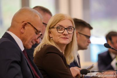 Uczestnicy XVII zwyczajnej sesja Sejmiku Województwa Lubuskiego