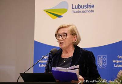 Uczestnicy XVII zwyczajnej sesja Sejmiku Województwa Lubuskiego