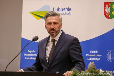 Uczestnicy XVII zwyczajnej sesja Sejmiku Województwa Lubuskiego